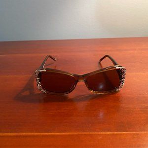 Woman's Brighton Sunglasses in Brown includes case